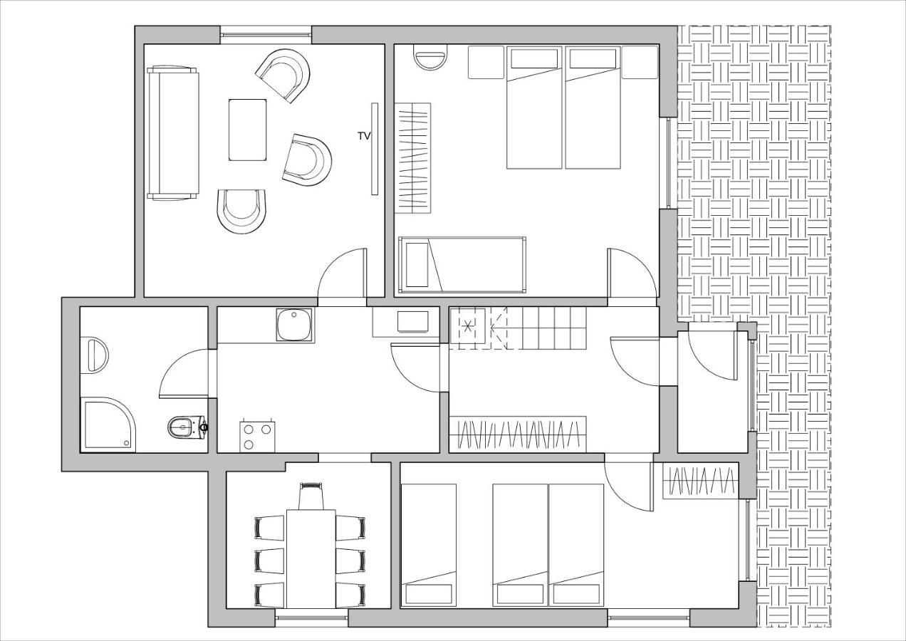 Apartman U Kacaku 弗尔赫拉比 外观 照片